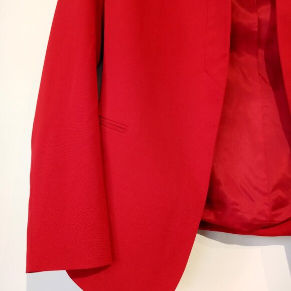 Anne Klein Titian Red Suit Blazer/Jacket   3 sizes avail  6 10 14 Open-Front NWT - Picture 3 of 12